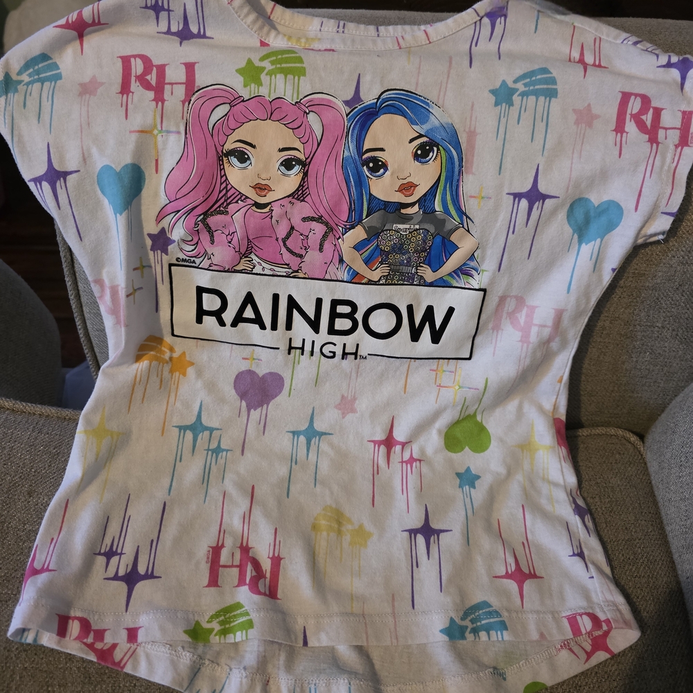 Rainbow Kids Short Sleeve Tee - Multicolor